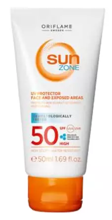 Oriflame Sun Zone UV Protector Face And Exposed Areas SPF 50 High