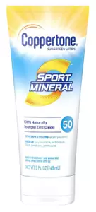 Coppertone Sport Mineral Sunscreen Lotion SPF 50