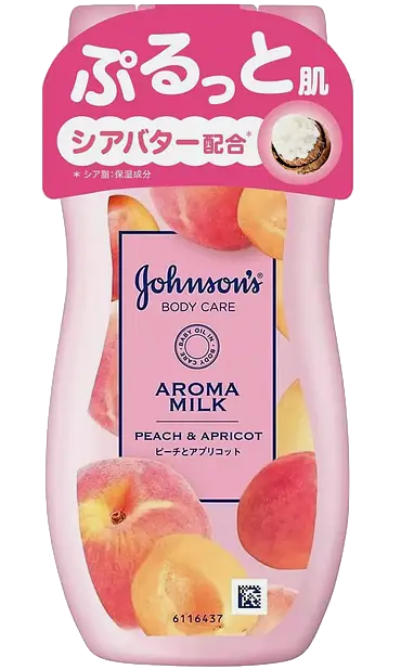 Johnson & Johnson Aroma Milk Body Lotion Peach & Apricot Japan