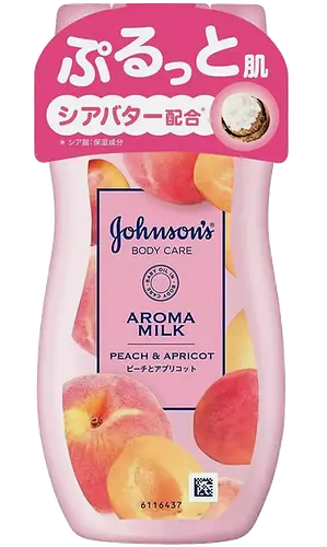 Johnson & Johnson Aroma Milk Body Lotion Peach & Apricot Japan