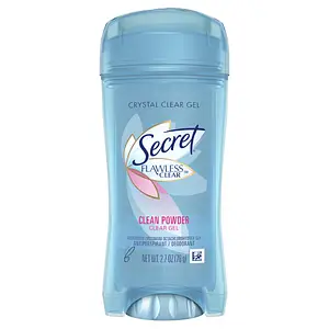 Secret Flawless Clear Gel Antiperspirant Deodorant Clean Powder