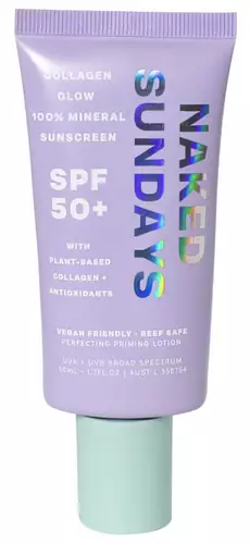 Naked Sundays Collagen Glow 100% Mineral Sunscreen SPF 50+