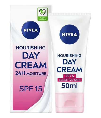 Nivea Nourishing Day Cream Dry & Sensitive Skin SPF 15