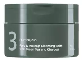 Numbuzin No.3 Pore & Makeup Cleansing Balm with Green Tea and Charcoal
