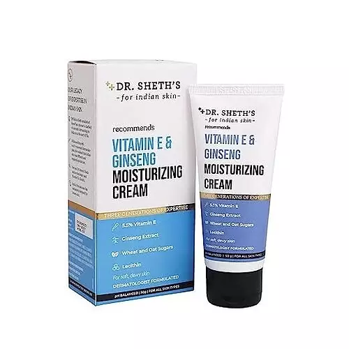 Dr. Sheth's Vitamin E & Ginseng Moisturizing Cream