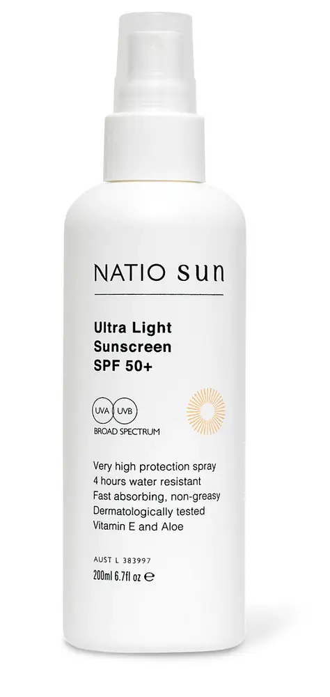 Natio Ultra Light Spray Sunscreen SPF 50+