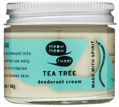 Meow Meow Tweet Deodorant Cream Tea Tree