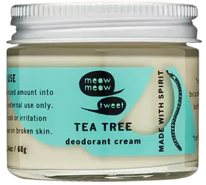 Meow Meow Tweet Deodorant Cream Tea Tree
