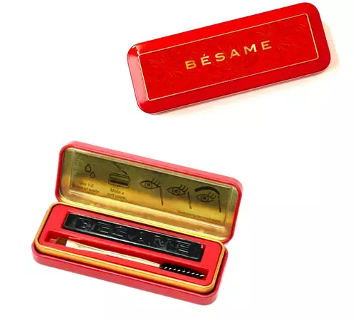Besame Cosmetics 1930 Cake Mascara, Eyeliner, & Brow Definer