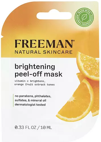 Freeman Natural Skincare Brightening Vitamin C & Orange Extract Peel-Off Mask