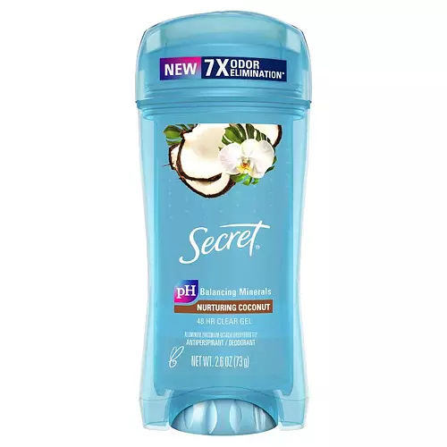 Secret Fresh Clear Gel Antiperspirant Deodorant Nurturing Coconut