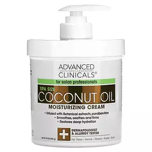 Advanced Clinicals Coconut Oil Moisturizing Cream