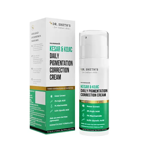 Dr. Sheth's Kesar & Kojic Daily Pigmentation Correction Cream