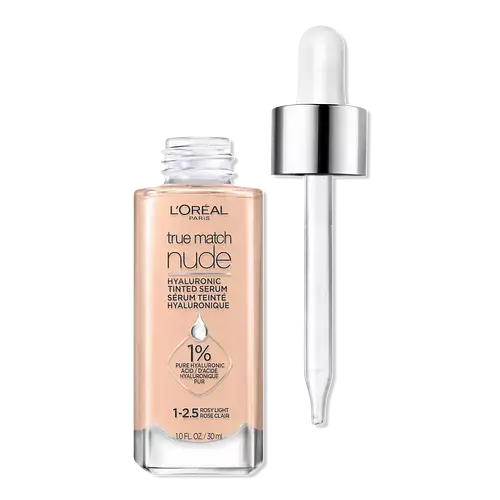 L'Oreal True Match Nude Hyaluronic Tinted Serum 1-2.5 Rosy Light