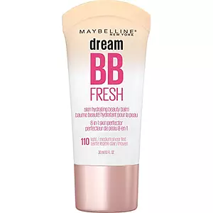 Maybelline Dream Fresh Skin Hydrating BB cream, 8-in-1 Skin Perfecting Beauty Balm with Broad Spectrum SPF 30