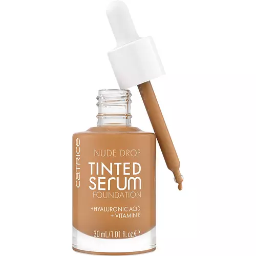 Catrice Nude drop Tinted Serum Foundation +Hyaluronic acid + vitamin E