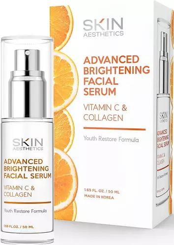 Skin Aesthetics Advanced Brightening Facial Serum With Vitamin C & Collagen