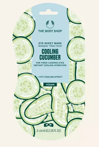 The Body Shop Cooling Cucumber Eye Sheet Mask