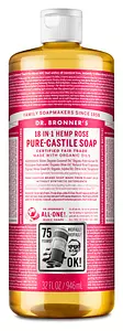 Dr. Bronner's Pure-Castile Liquid Soap Rose