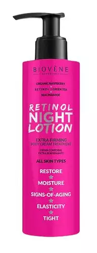 Biovène Barcelona Retinol Night Lotion Extra-Firming Body Cream Treatment