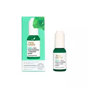 By Nature Cica + 10% Niacinamide + Willow Bark Calming Serum