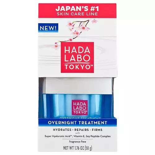 Hada Labo Overnight Treatment Smoothing Cream & Perfecting Serum