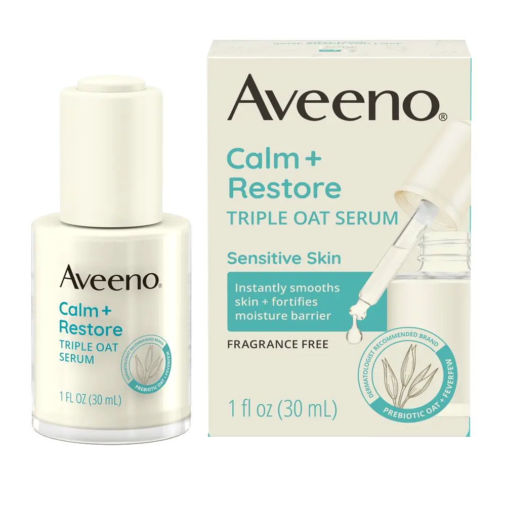 Aveeno Calm + Restore Triple Oat Serum For Sensitive Skin