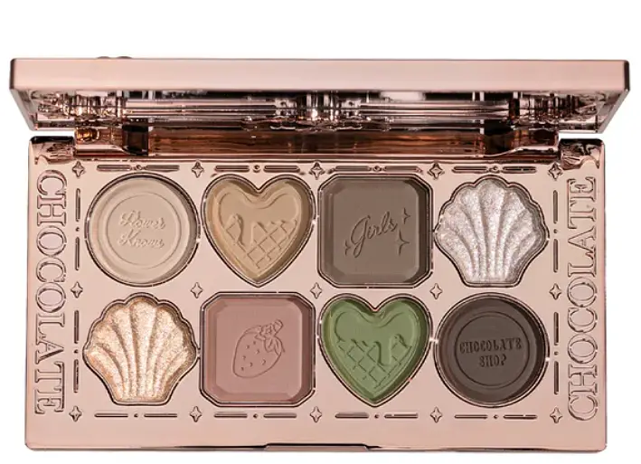 Flower Knows Chocolate Wonder-Shop Eight-Color Eyeshadow Palette 02 Young Shepherdess