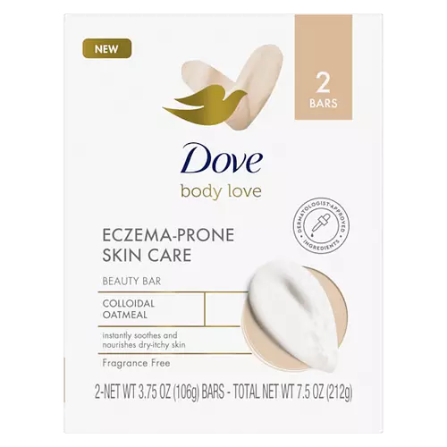 Dove Body Love Eczema-Prone Skin Care Beauty Bar