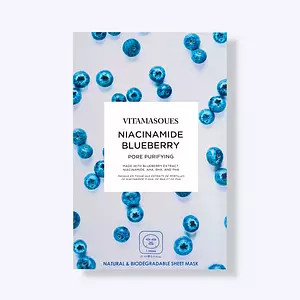 Vitamasques Niacinamide Blueberry, Pore Purifying