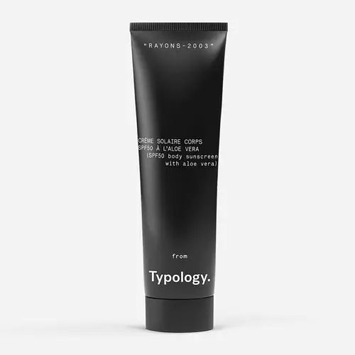 Typology SPF50 Body Sunscreen With Aloe Vera