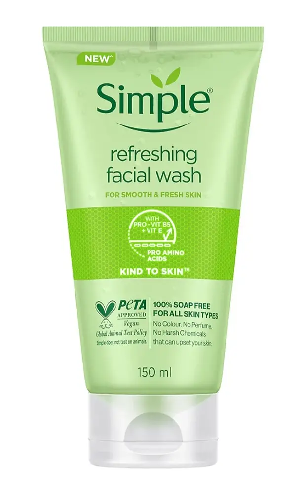 Simple Skincare Kind To Skin Refreshing Facial Wash India