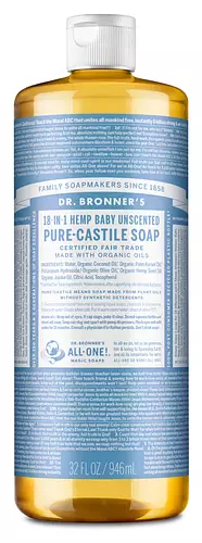 Dr. Bronner's Pure-Castile Liquid Soap Unscented