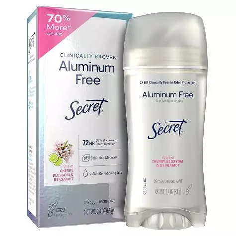Secret Clinically Proven Aluminum Free Deodorant Cherry Blossom & Bergamot