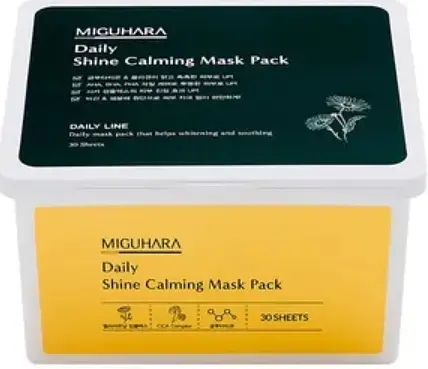 Miguhara Daily Shine Calming Mask Pack