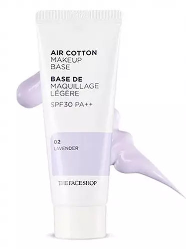 The Face Shop Air Cotton Makeup Base SPF 30 PA++ 02 Lavender