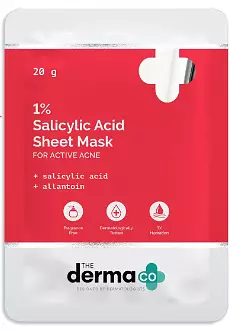 The Derma Co 1% Salicylic Acid Sheet Mask