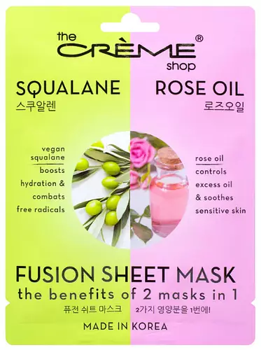 The Creme Shop Squalane & Rose Oil Fusion Sheet Mask