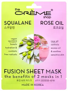 The Creme Shop Squalane & Rose Oil Fusion Sheet Mask