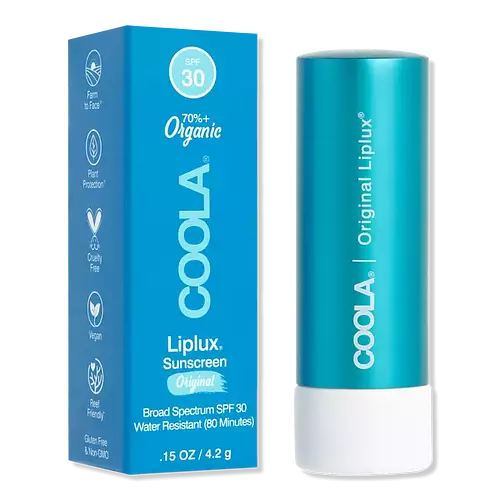 COOLA Organic Liplux Classic Sunscreen Lip Balm SPF 30 Originl