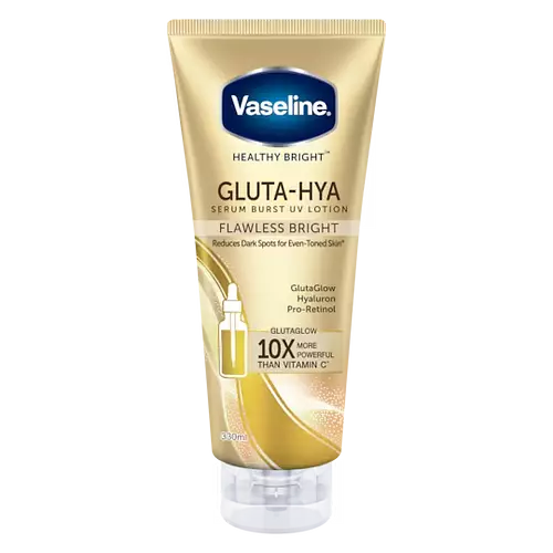 Vaseline Gluta-Hya Serum Burst UV Lotion Flawless Bright Malaysia