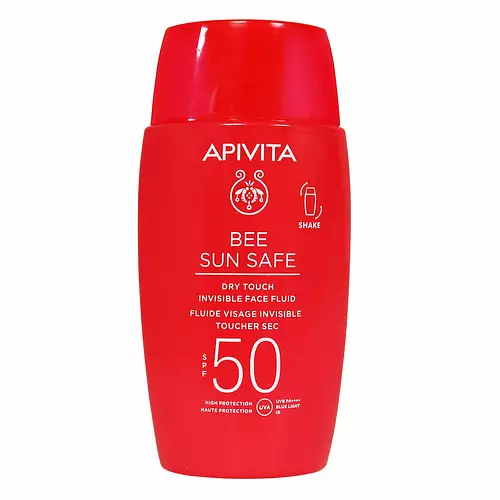 Apivita Natural Cosmetics Bee Sun Safe Dry Touch Invisible Face Fluid SPF50