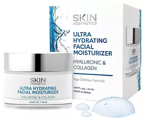 Skin Aesthetics Hyaluronic & Collagen Daily Face Moisturizer