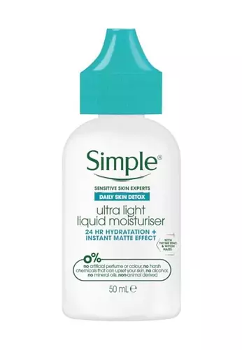 Simple Skincare Daily Skin Detox Ultra-Light Liquid Moisturiser