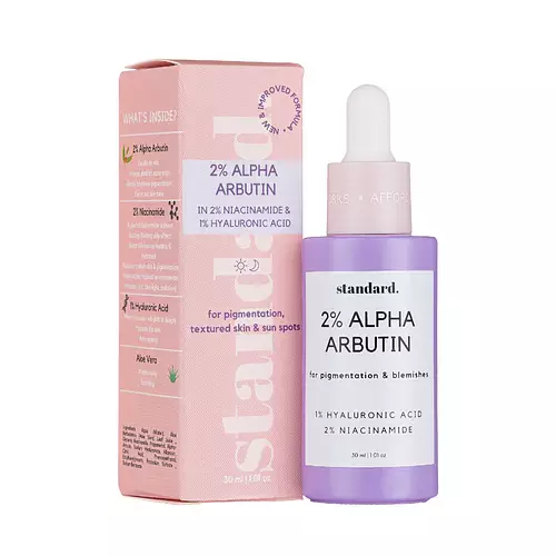 Standard Skin and Beauty 2% Alpha Arbutin Serum With Hyaluronic Acid