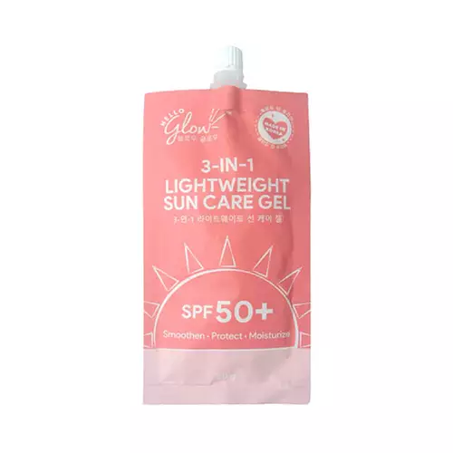 Hello Glow 3-in-1 Lightweight Sun Care Gel SPF 50+