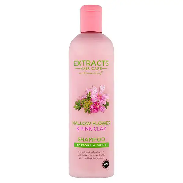 Superdrug Extracts Mallow Flower Pink Clay Shampoo Ingredients