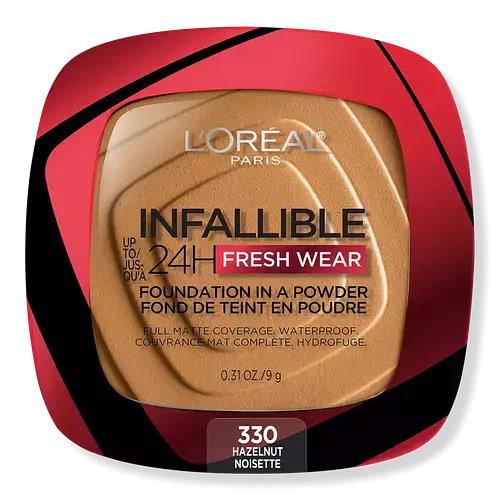 L'Oreal Infallible Fresh 24H Wear Foundation in a Powder 330 Hazelnut