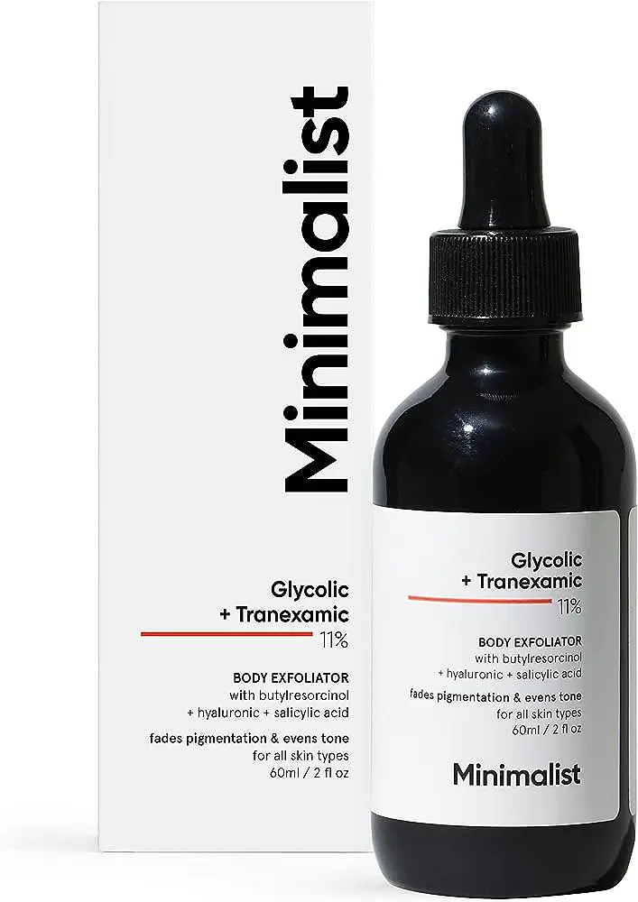 Minimalist Glycolic + Tranexamic 11 Body Exfoliator (Ingredients