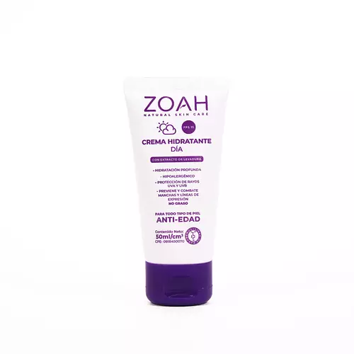 Zoah Crema Hidratante Anti-Edad dia SPF 15 (Anti-aging Moisturizing Day Cream SPF 15)